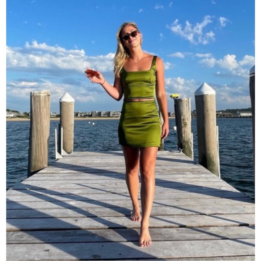 Aritzia Wilfred green set